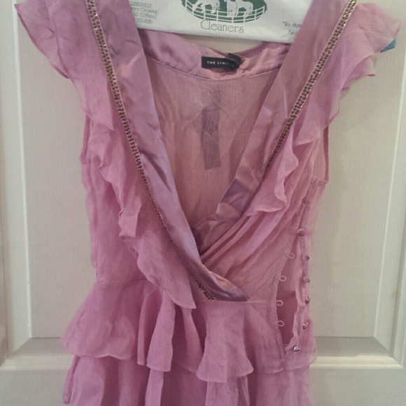 Pink sheer shirt