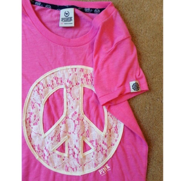 Victoria's Secret Love Pink Shirt VS - Picture 2 of 3