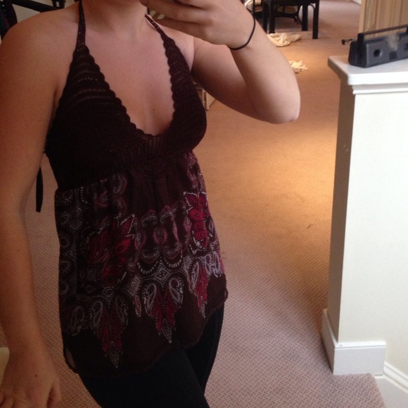 Bebe crochet top