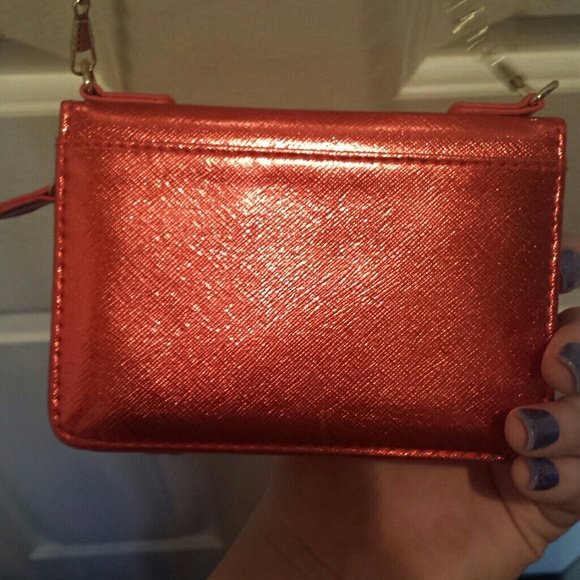 Red cell phone purse - Picture 2 of 3
