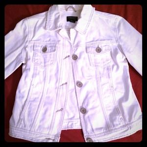 White American Eagle Denim Jacket