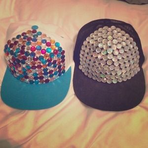 Bedazzled hats