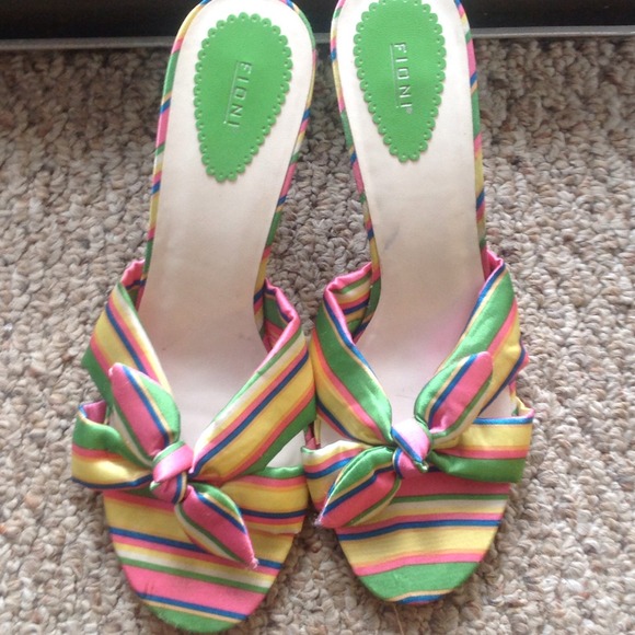 Colored strappy sandals!