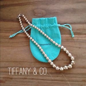 HOLD! Tiffany & Co. Silver Bead Necklace