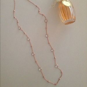Ippolita Rose necklace with clear quartz 🌹