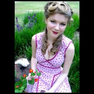 Purple Polka Dot Dress