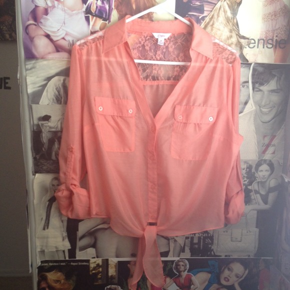 Sheer blouse