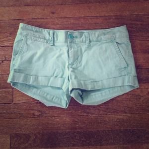 AE mint shorts