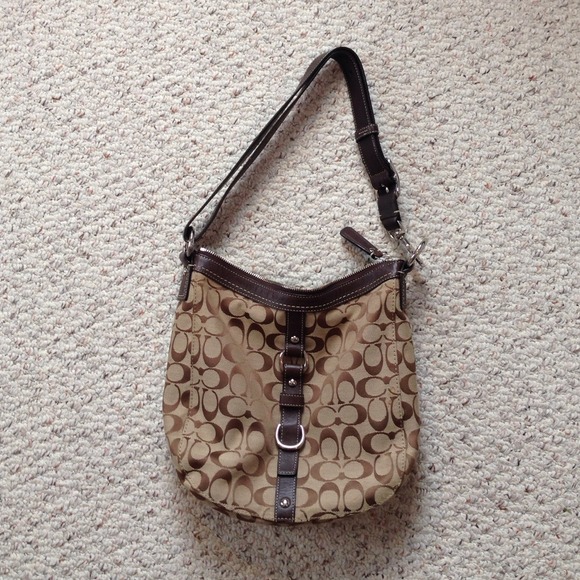 Authentic classic "C" coach handbag
