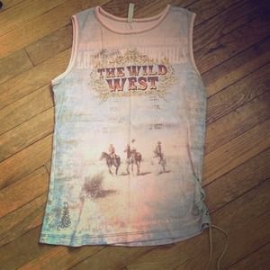 Wild West cowgirl tee