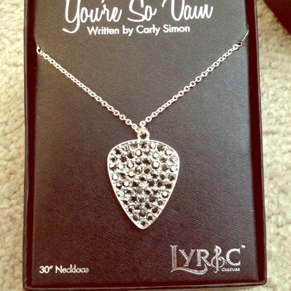 Lyric Culture Jewelry - Lyric Culture Necklace 30" Carly Simon Edition