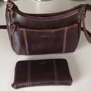 Beautiful Dark Brown Purse with Wallet