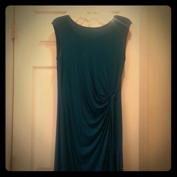 Turquoise wrap dress - Picture 1 of 2