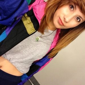 💚💜Colorful Nylon zipper jacket💙💛