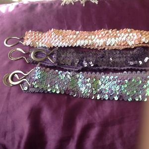 Sequin belts