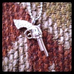 Montana silversmith gun necklace