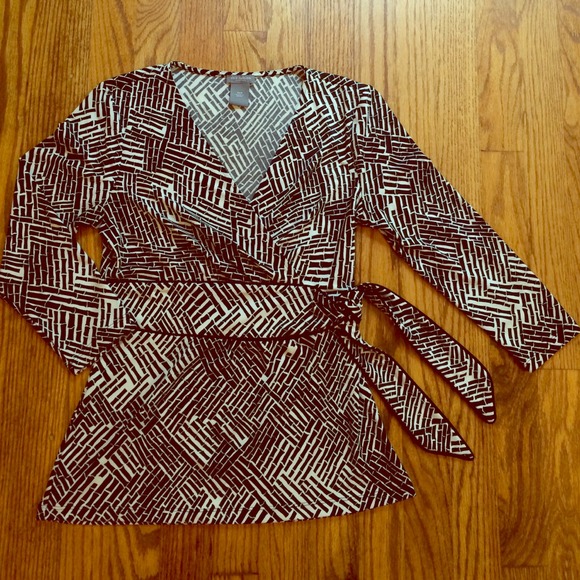 Ann Taylor Tops - Ann Taylor Petites 3/4 Sleeve Bamboo Blouse