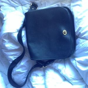 Vintage black Coach purse