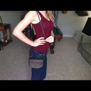 Small faux leather purse!