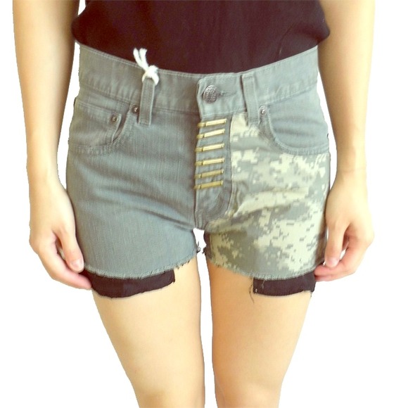 Vintage Digital Camouflage Digi Camo Levi's Shorts