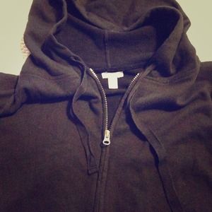 Basic black hoodie