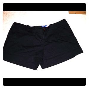 Women's black dress shorts