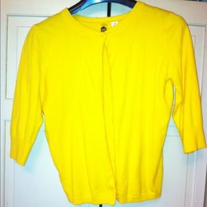 Yellow Nordstroms Cardigan