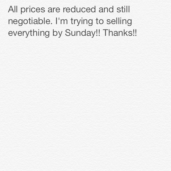 All prices reduced!