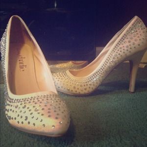 Champaign colored heels