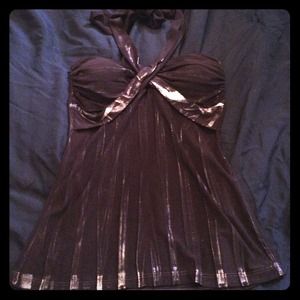 Gold & brown top worn by me on THE CHALLENGES MTV