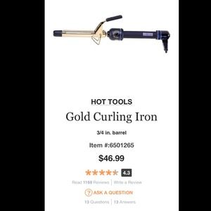 Hot tools curling iron works perfect !