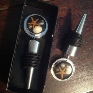 Sand and Sea Wine Stopper