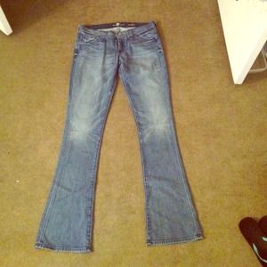 Size 29 7 for All Mankind Jeans. Worn Once!
