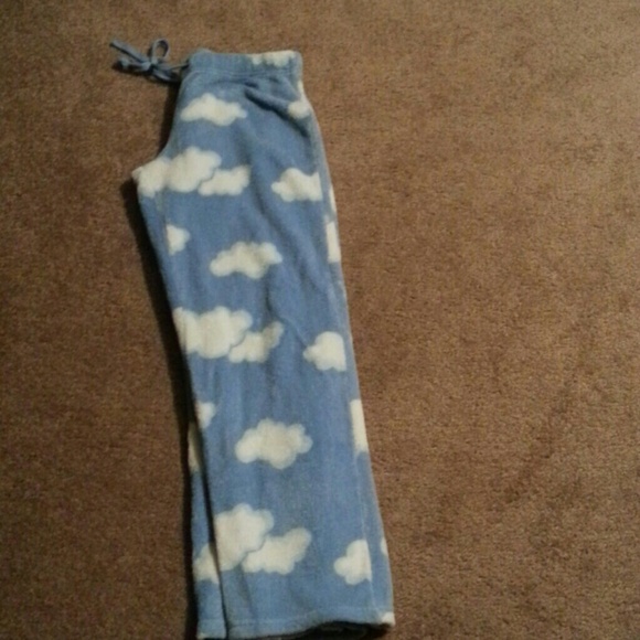 Fuzzy pajama pants