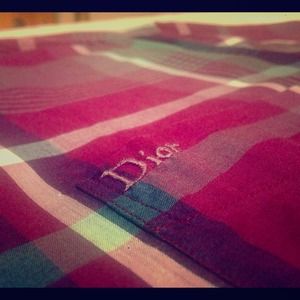 🌟Christian Dior🌟 Casual Plaid Shirt