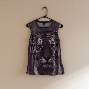 Studded Tiger Muscle Tee