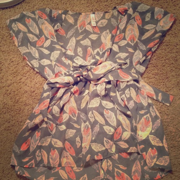 Multicolored Leaf Shirt