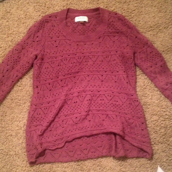 Plum sweater