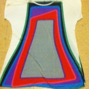 Long conservative top.