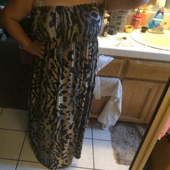 Leopard print dress