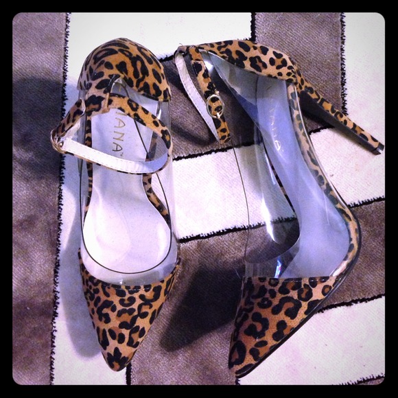 Leopard print heels