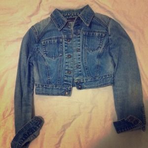 DKNY cropped denim jacket