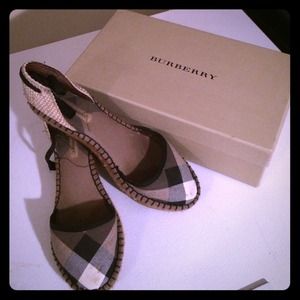 Authentic Burberry Espadrilles