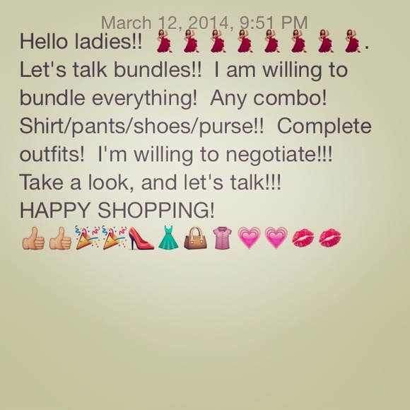 Bundles of clothes!