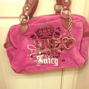 💕AUTHENTIC FUSCIA JUICY COUTURE PURSE💕