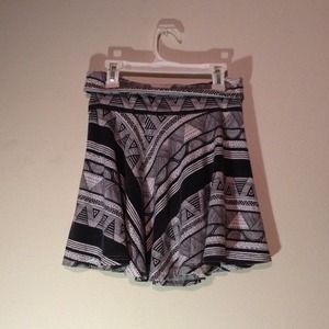 American Apparel Tribal High Waisted Skirt