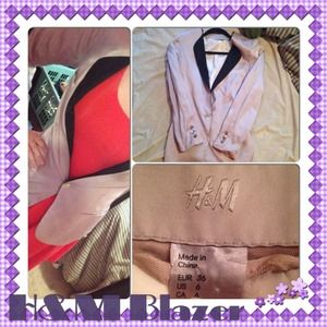 H&M satin blazer