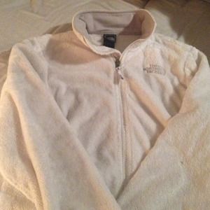 The Northface soft white jacket