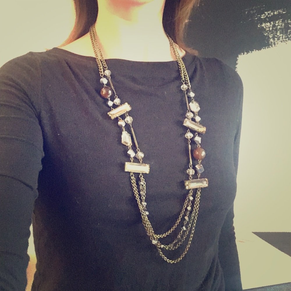 Long chain necklace