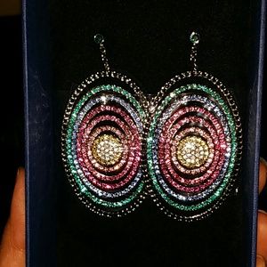 * SOLD * Swarovski earrings
